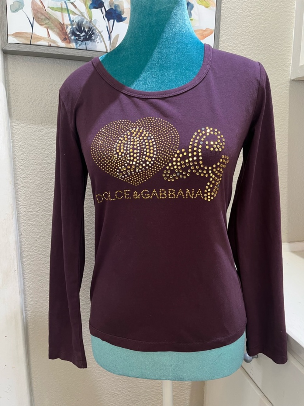 Vintage Dolce & Gabbana Long Sleeve Top